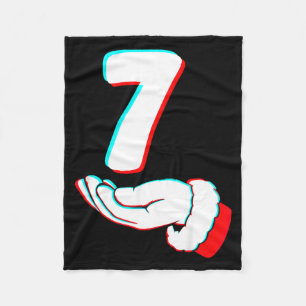 Funny 67 Six Seven Meme Couple Matching Christmas  Fleece Blanket