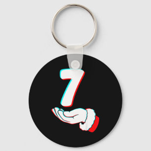 Funny 67 Six Seven Meme Couple Matching Christmas Keychain