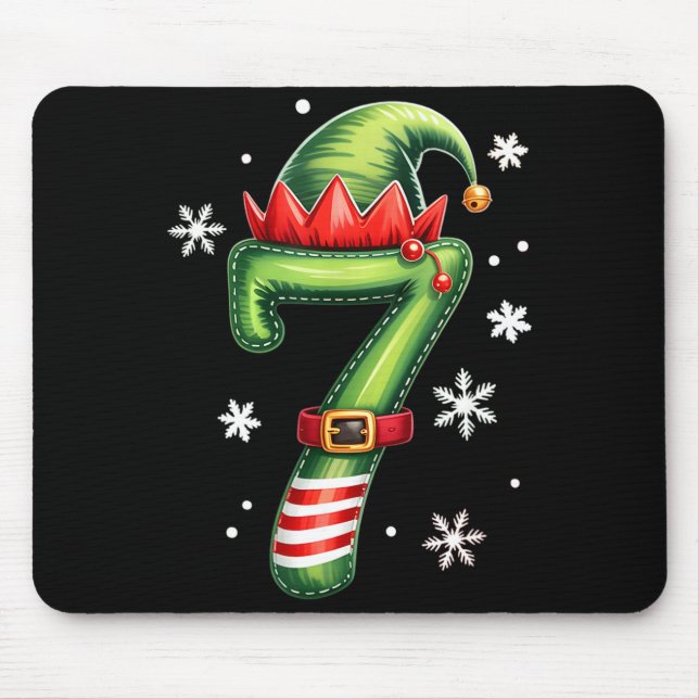 Funny 67 Six Seven Meme Couple Matching Christmas  Mouse Pad (Front)