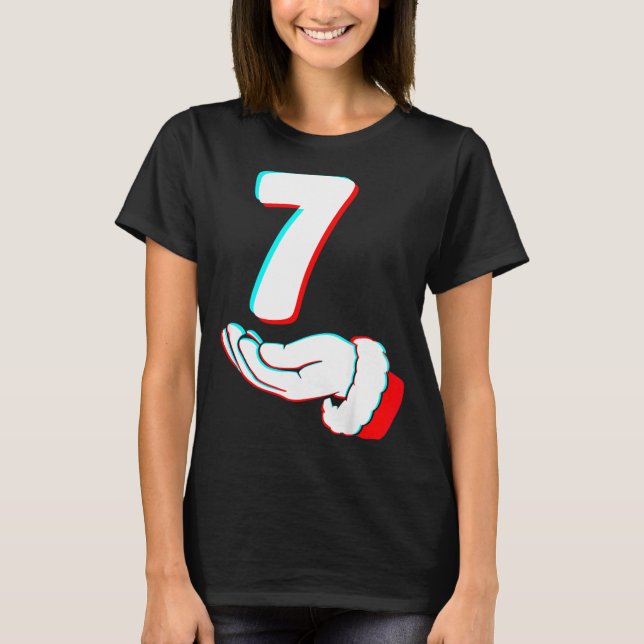 Funny 67 Six Seven Meme Couple Matching Christmas  T-Shirt (Front)