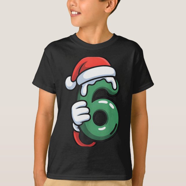 Funny 67 Six Seven Meme Couple Matching Christmas  T-Shirt (Front)