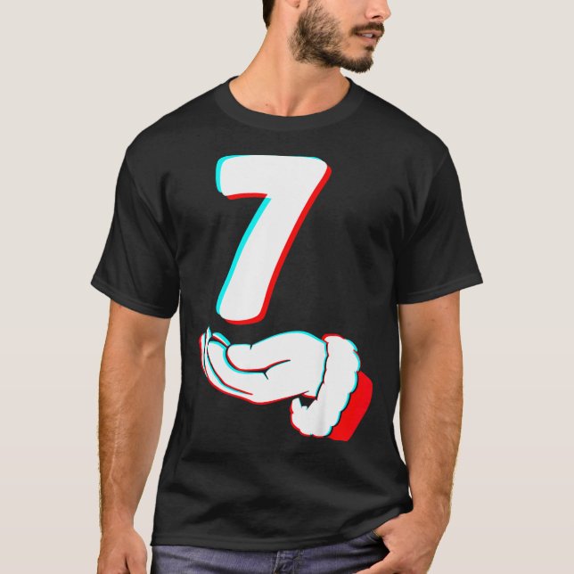 Funny 67 Six Seven Meme Couple Matching Christmas  T-Shirt (Front)