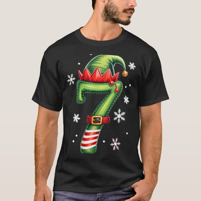 Funny 67 Six Seven Meme Couple Matching Christmas  T-Shirt (Front)