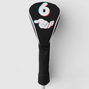 Funny 67 Six Seven Meme Couple Matching  Golf Head Cover