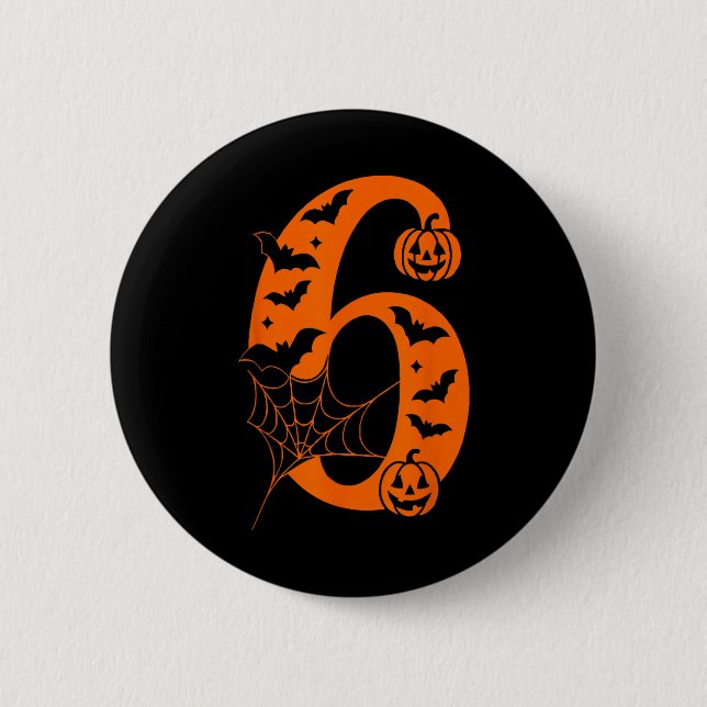 Funny 67 Six Seven Meme Couple Matching Halloween  2 Inch Round Button (Front)