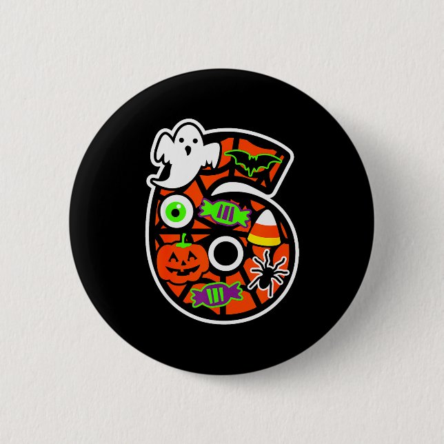 Funny 67 Six Seven Meme Couple Matching Halloween  2 Inch Round Button (Front)