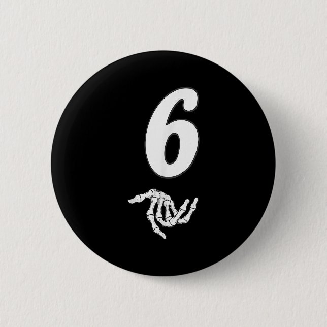 Funny 67 Six Seven Meme Couple Matching Halloween  2 Inch Round Button (Front)