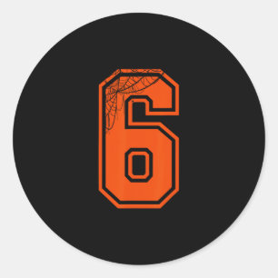 Funny 67 Six Seven Meme Couple Matching Halloween  Classic Round Sticker