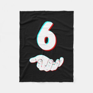 Funny 67 Six Seven Meme Couple Matching Halloween  Fleece Blanket