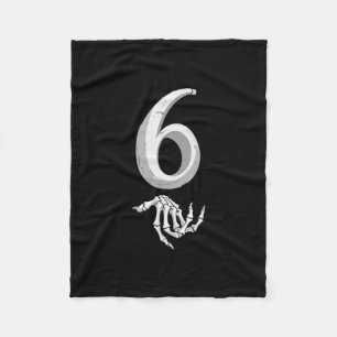 Funny 67 Six Seven Meme Couple Matching Halloween  Fleece Blanket