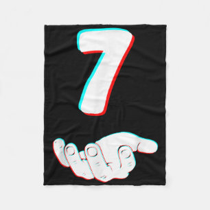 Funny 67 Six Seven Meme Couple Matching Halloween  Fleece Blanket