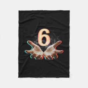 Funny 67 Six Seven Meme Couple Matching Halloween  Fleece Blanket