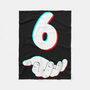 Funny 67 Six Seven Meme Couple Matching Halloween  Fleece Blanket