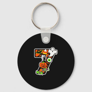 Funny 67 Six Seven Meme Couple Matching Halloween Keychain