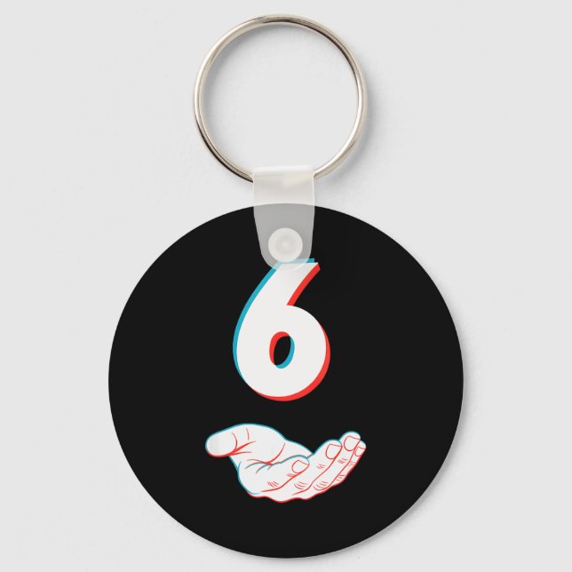 Funny 67 Six Seven Meme Couple Matching Halloween  Keychain (Front)