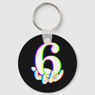Funny 67 Six Seven Meme Couple Matching Halloween Keychain