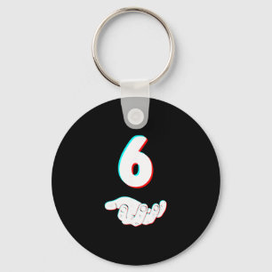 Funny 67 Six Seven Meme Couple Matching Halloween Keychain