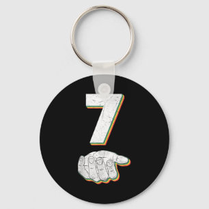 Funny 67 Six Seven Meme Couple Matching Halloween  Keychain