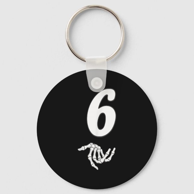 Funny 67 Six Seven Meme Couple Matching Halloween  Keychain (Front)