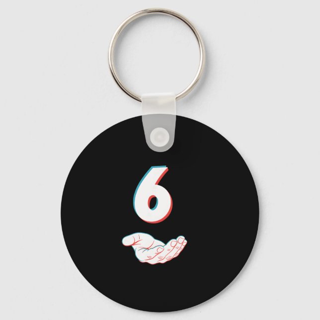 Funny 67 Six Seven Meme Couple Matching Halloween  Keychain (Front)