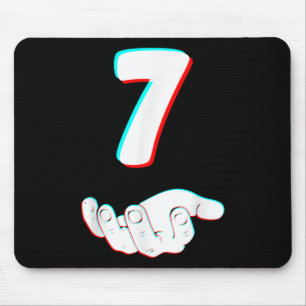 Funny 67 Six Seven Meme Couple Matching Halloween  Mouse Pad