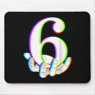 Funny 67 Six Seven Meme Couple Matching Halloween  Mouse Pad