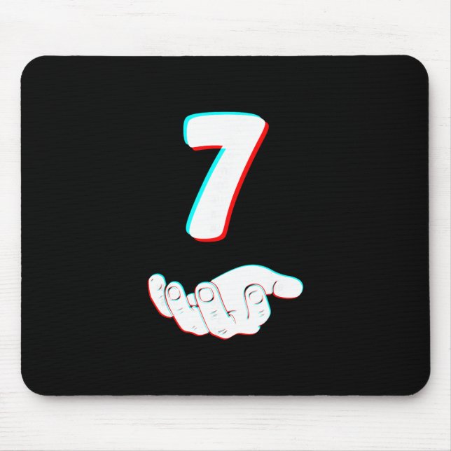 Funny 67 Six Seven Meme Couple Matching Halloween  Mouse Pad (Front)