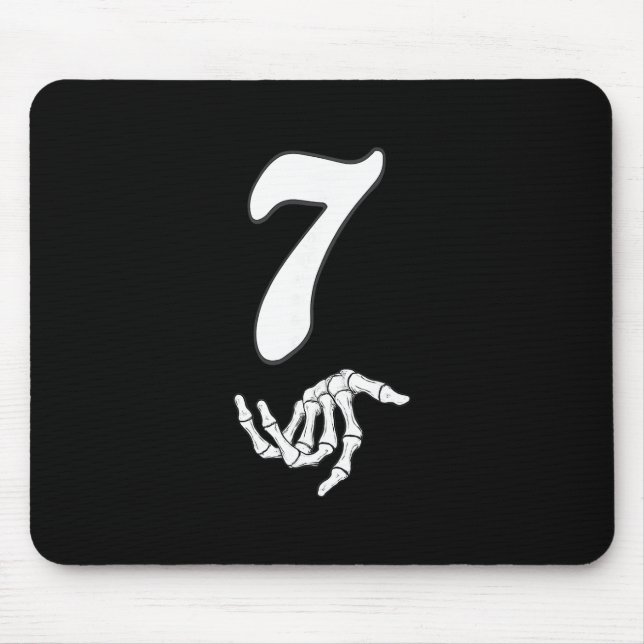 Funny 67 Six Seven Meme Couple Matching Halloween  Mouse Pad (Front)
