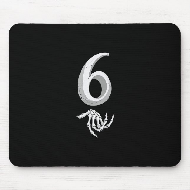 Funny 67 Six Seven Meme Couple Matching Halloween  Mouse Pad (Front)