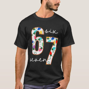 Funny 67 Six Seven Meme Cringe Christmas  T-Shirt