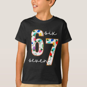 Funny 67 Six Seven Meme Cringe Christmas T-Shirt