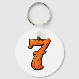 Funny 67 Six Seven Pumpkin Couple Matching Hallowe Keychain