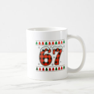 Funny 67 Six Seven Squad Meme Christmas Ugly Sweat Coffee Mug
