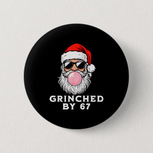 Funny 67 Six Seven Xmas Meme Brainrot 67 Ed By 67 2 Inch Round Button