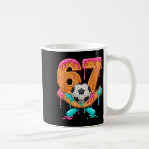 Funny 67 Soccer Drip Number 67 Soccer _1 Coffee Mug
