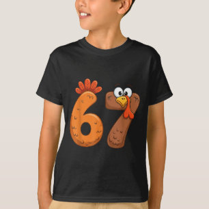 Funny 67 Thanksgiving Turkey Cool Fall Farm Men Wo T-Shirt
