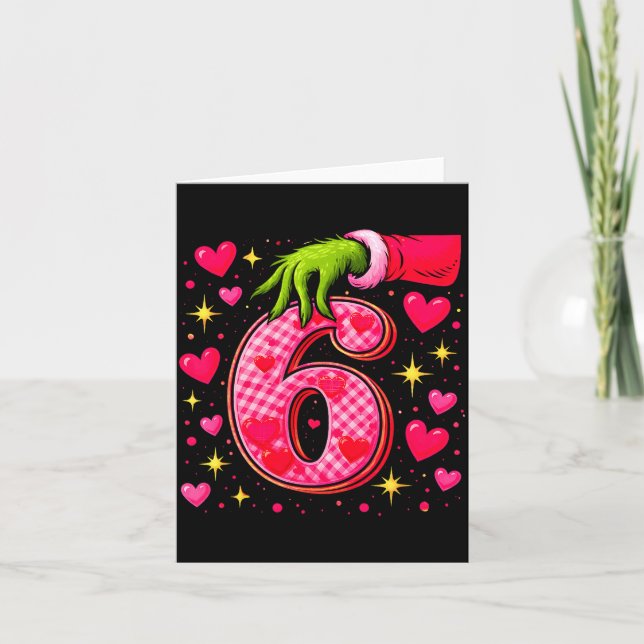 Funny 67 Valentine Meme Couple Matching Love  Card (Front)