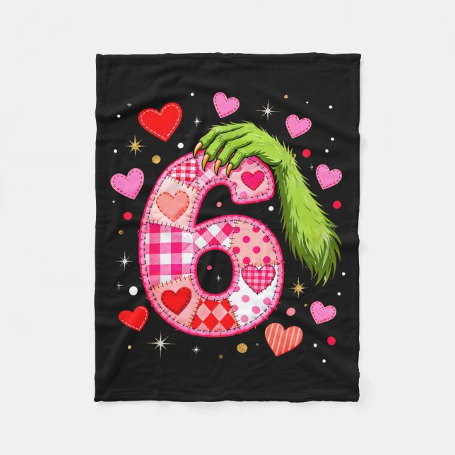 Funny 67 Valentine Meme Couple Matching Love  Fleece Blanket (Front)