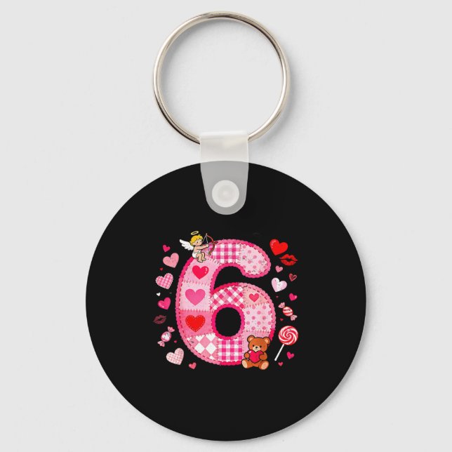 Funny 67 Valentine Meme Couple Matching Love  Keychain (Front)