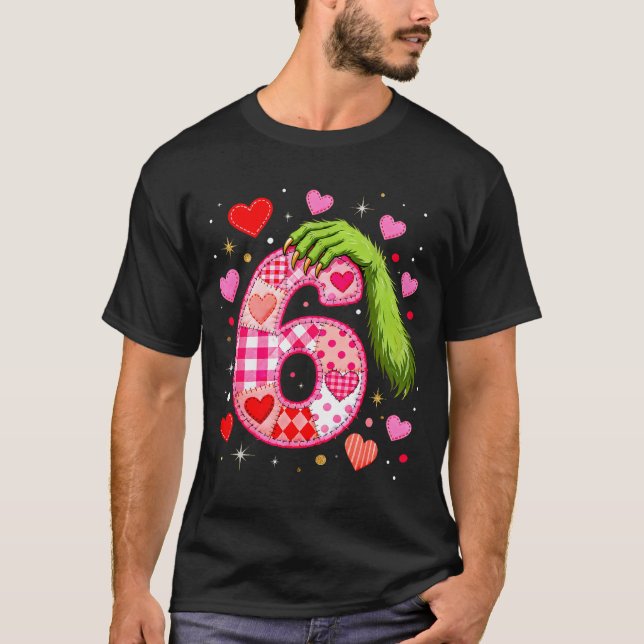 Funny 67 Valentine Meme Couple Matching Love  T-Shirt (Front)