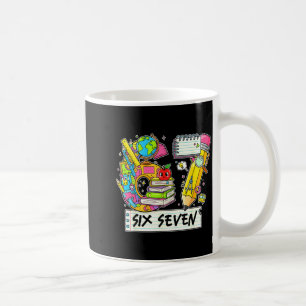 Funny 67th Day Of School, Vibes Funny Six Seven 67 Coffee Mug