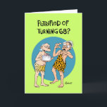 Funny 68th Birthday Card<br><div class="desc">Funny 68th Birthday Greeting Card for an "over the hill" man turning 68 years old</div>