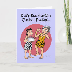 Funny 69th Birthday Card