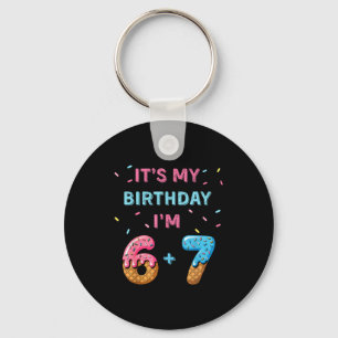 Funny 6 7 13th Birthday - 13th Birthday Six Seven  Keychain