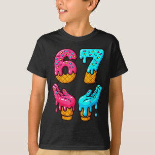 Funny 6 7 67 Six Seven Meme  T-Shirt