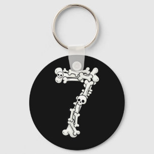 Funny 6 7 Bones Six Seven Couple Matching Keychain