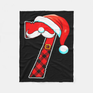 Funny 6 7 Couples Christmas Costume Matching Outfi Fleece Blanket