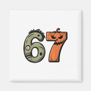 Funny 6 7 Halloween Costume Meme 67 Halloween _2 Magnet