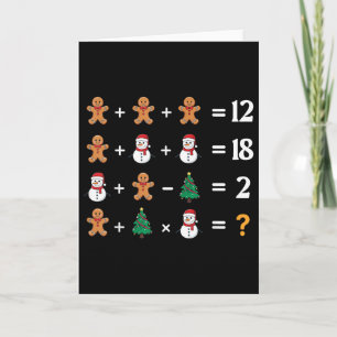 Funny 6 7 Meme Christmas Order Of Operations Math Card