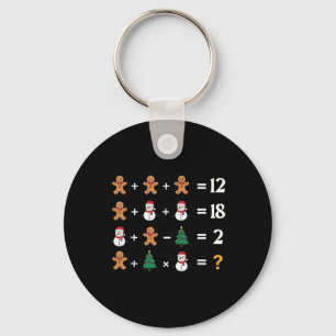 Funny 6 7 Meme Christmas Order Of Operations Math Keychain